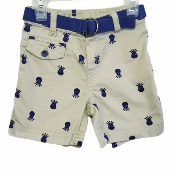 2/$20 Old Navy Octopus Print Belted Pull On Shorts - Picture 1 of 9